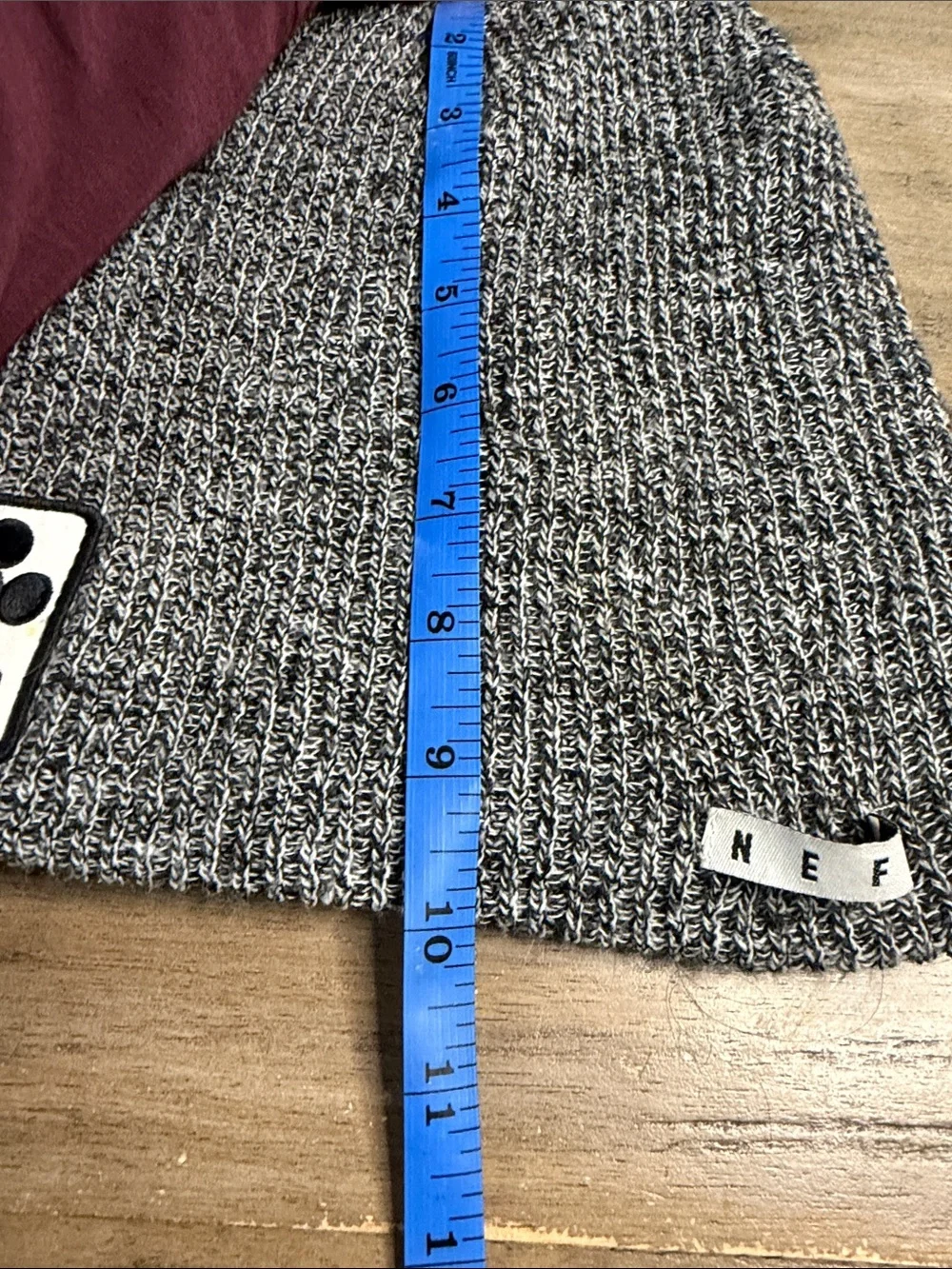 Neff Gray Ribbed Knit Disney Collection M28